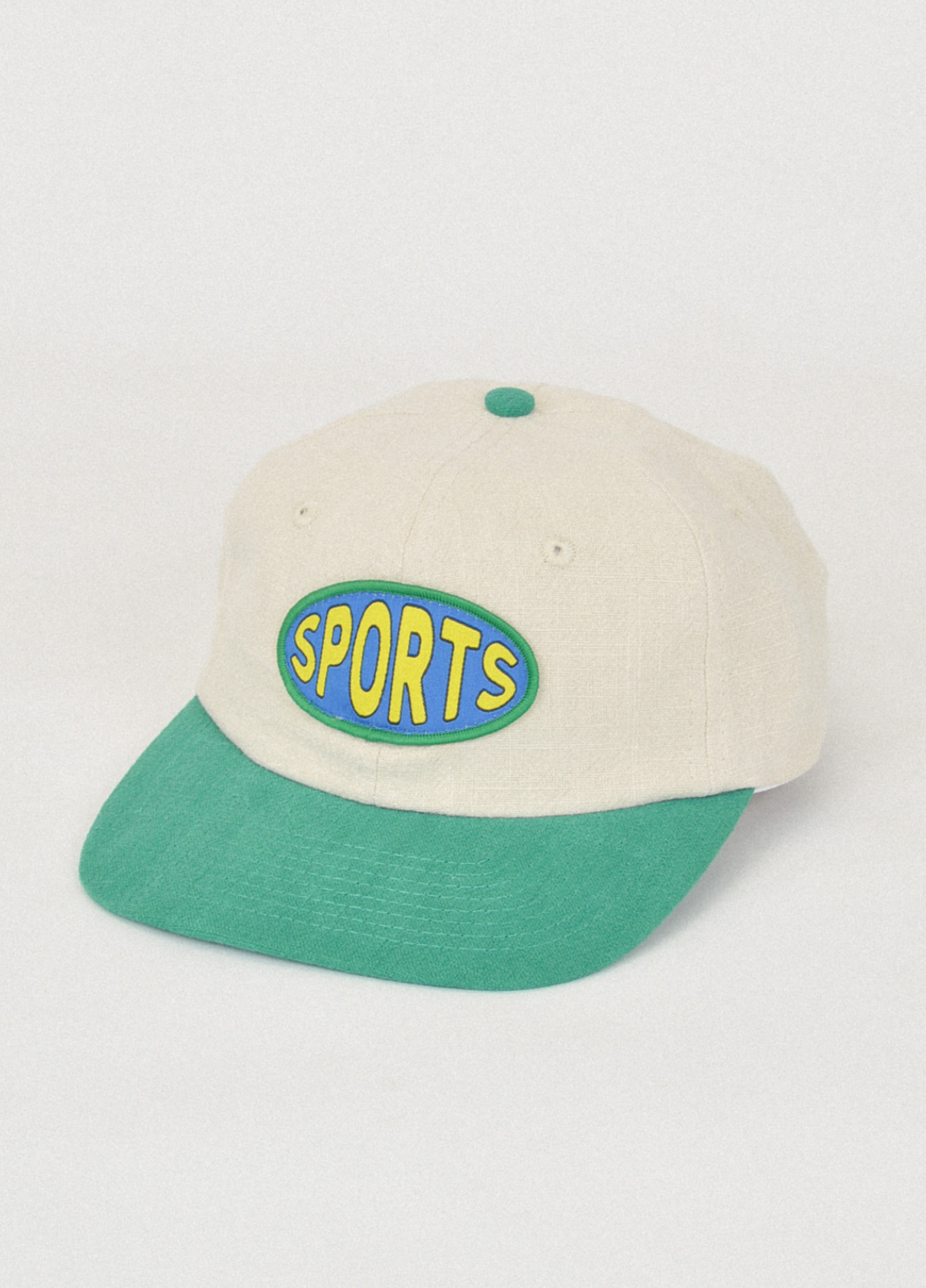 Sports Lid - Cream/Green